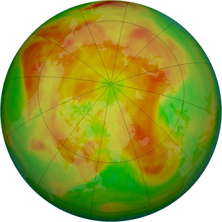 Arctic ozone map for 17 May 1979